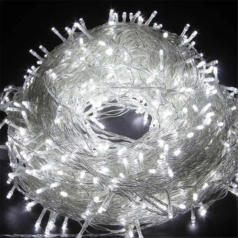 50M/400 100M/600 LED Fairy LED String Light Outdoor Waterproof