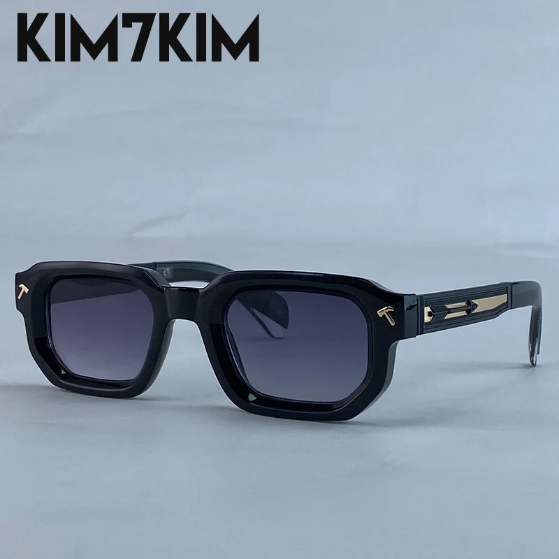 Men 2025 Luxury Brand Classic Rectangle Sunglass