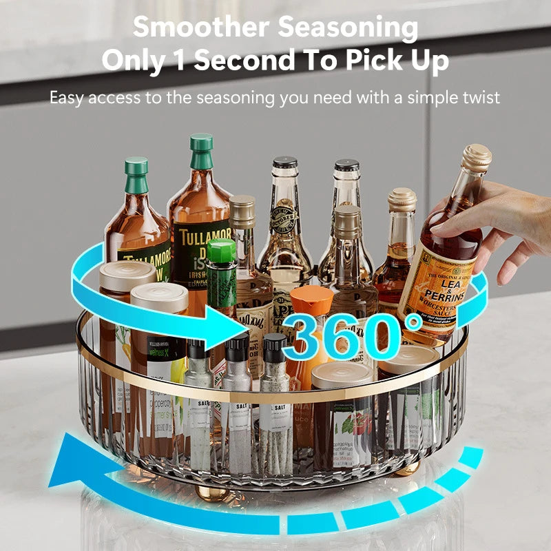 Rotating Cosmetic Organizer Light Luxury Perfume Skincare