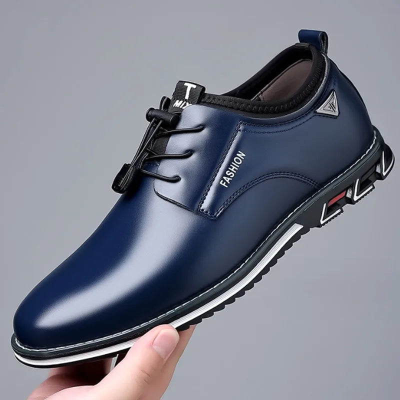 Casual Leather Sneakers Shoes for Men Classic Business