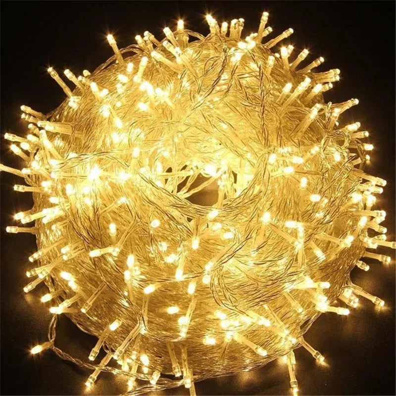 50M/400 100M/600 LED Fairy LED String Light Outdoor Waterproof