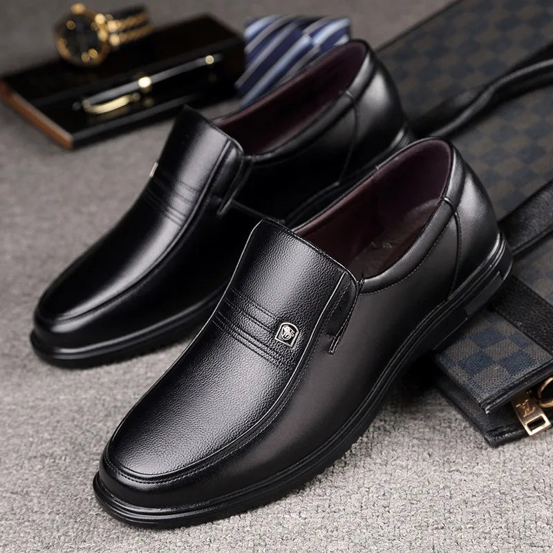 Genuine Leather Shoes Men