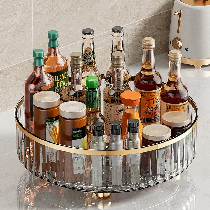 Rotating Cosmetic Organizer Light Luxury Perfume Skincare