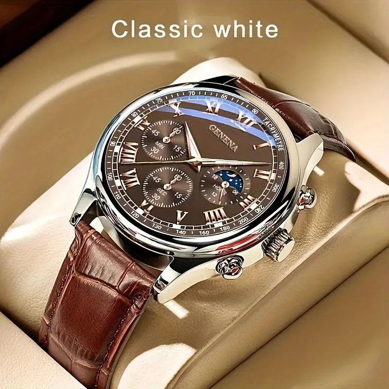 High Quality Men's Luxury Belt Fashion Quartz Watch Men