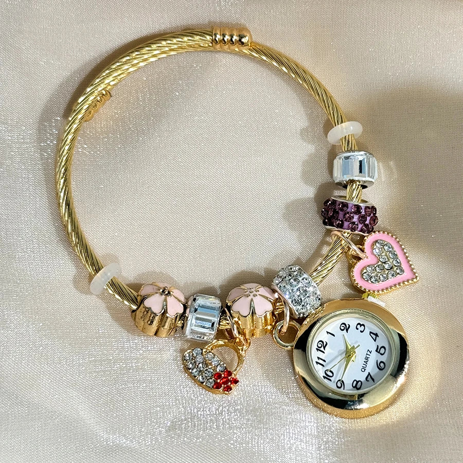 Cross-border Gold Bracelet Watch Adjustable