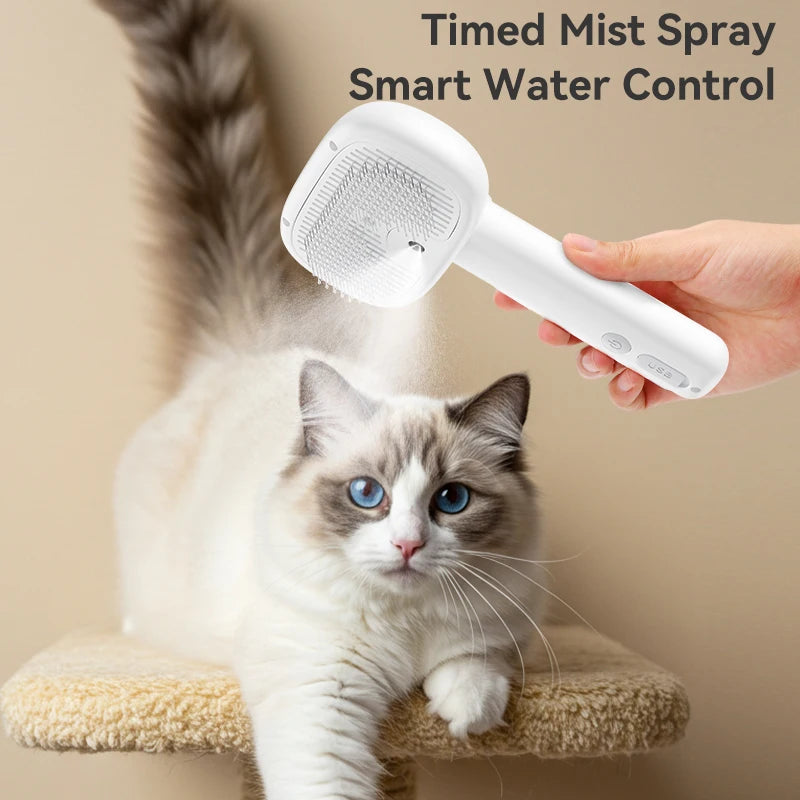 Pet Steam Comb Electric Spray Brushes For Dog Cat