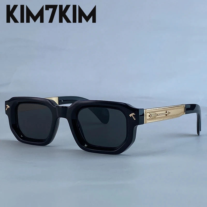 Men 2025 Luxury Brand Classic Rectangle Sunglass