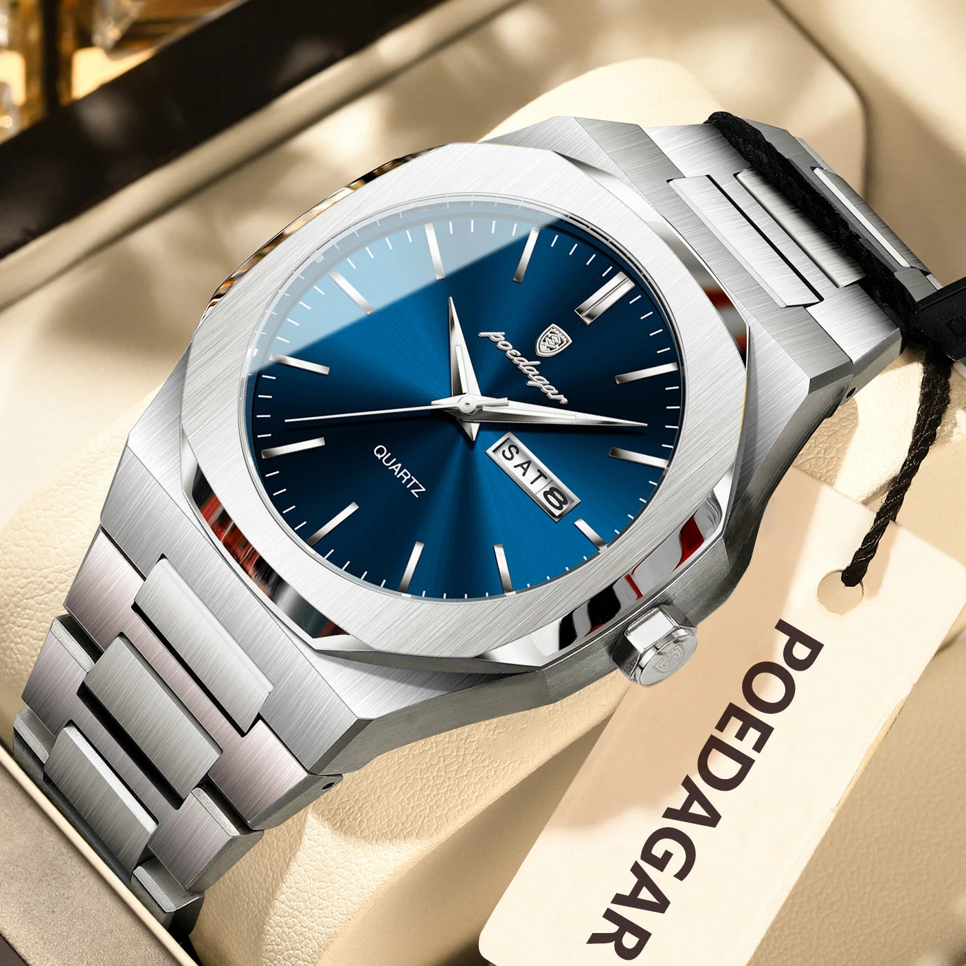 High Fashion Brand Male Watches For Men Date Week Casual Quartz Men's Clock