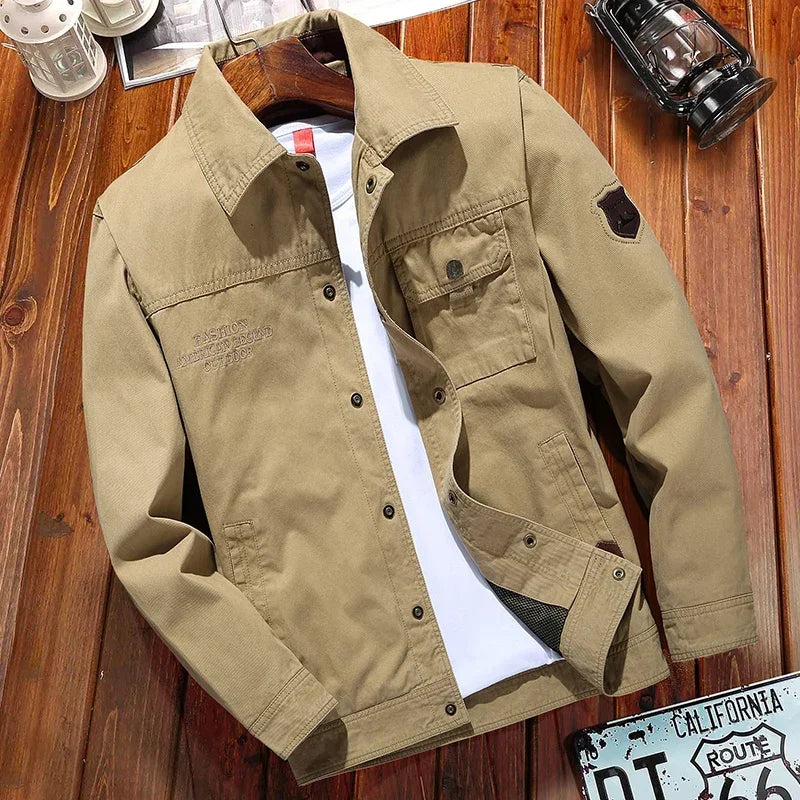 Men Fashion Casual Windbreaker Jacket Coat Men