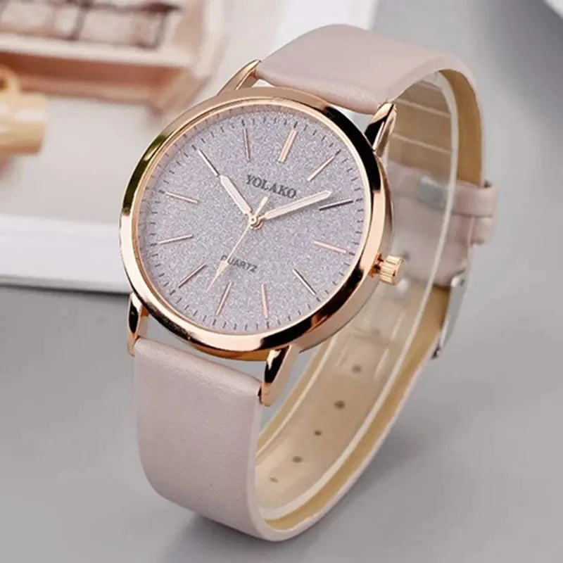 Luxury Design Leather Women Watches