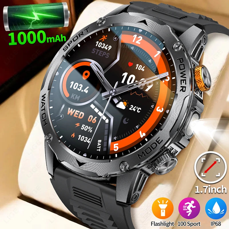 2025 New For HUAWEI Xiaomi 1000mah AMOLED Smart Watch