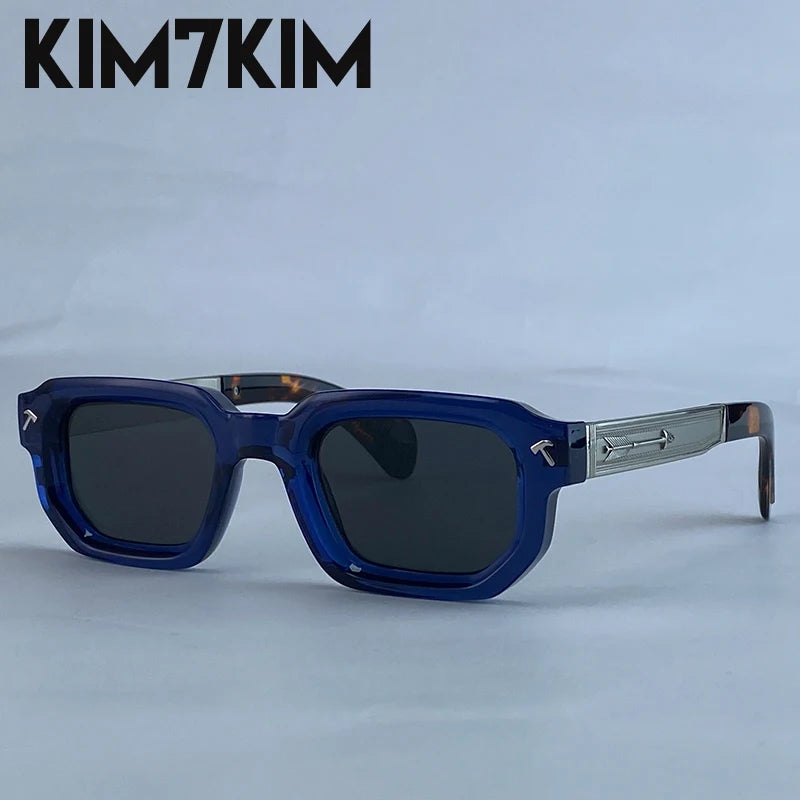 Men 2025 Luxury Brand Classic Rectangle Sunglass