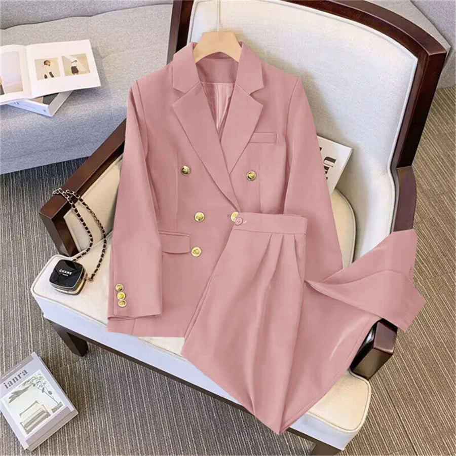 Suits Sets Women High Luxury