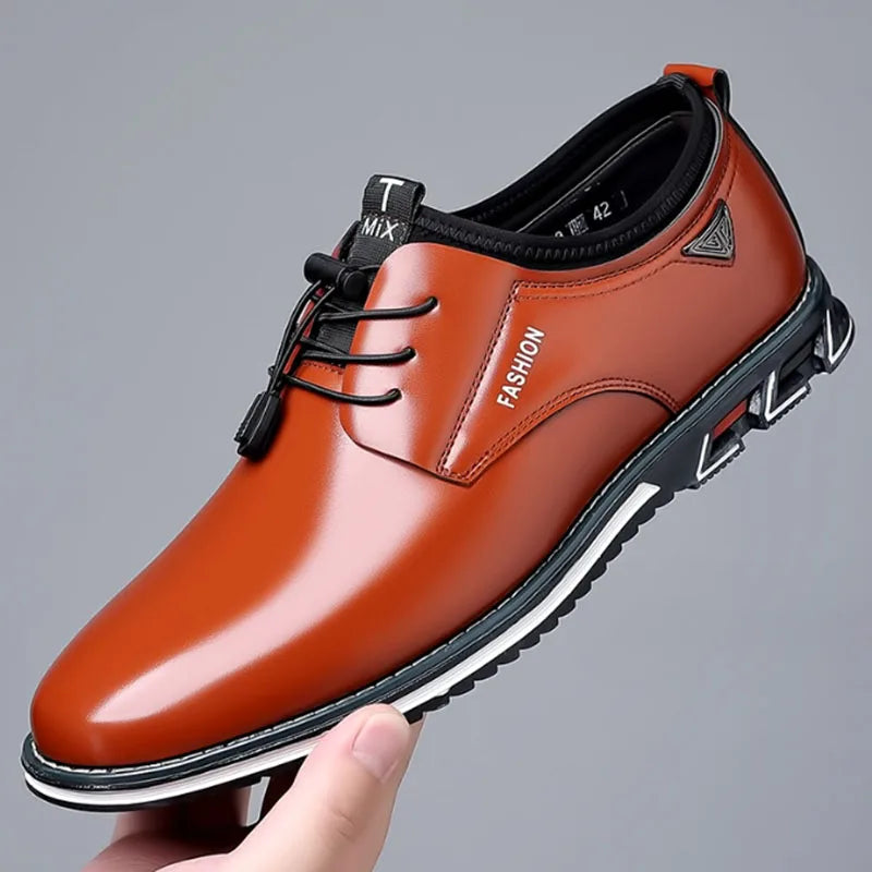 Casual Leather Sneakers Shoes for Men Classic Business