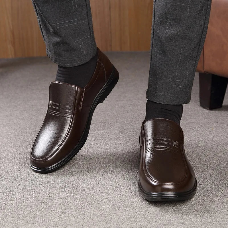 Genuine Leather Shoes Men
