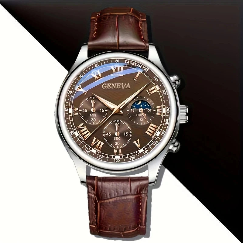 High Quality Men's Luxury Belt Fashion Quartz Watch Men