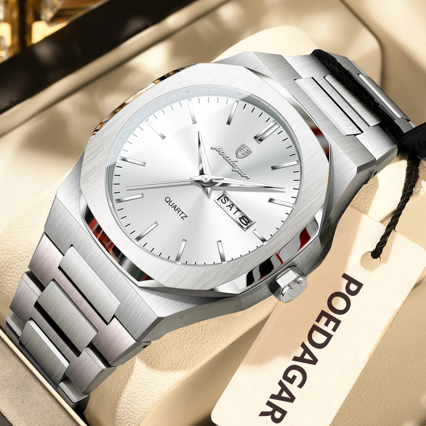 High Fashion Brand Male Watches For Men Date Week Casual Quartz Men's Clock