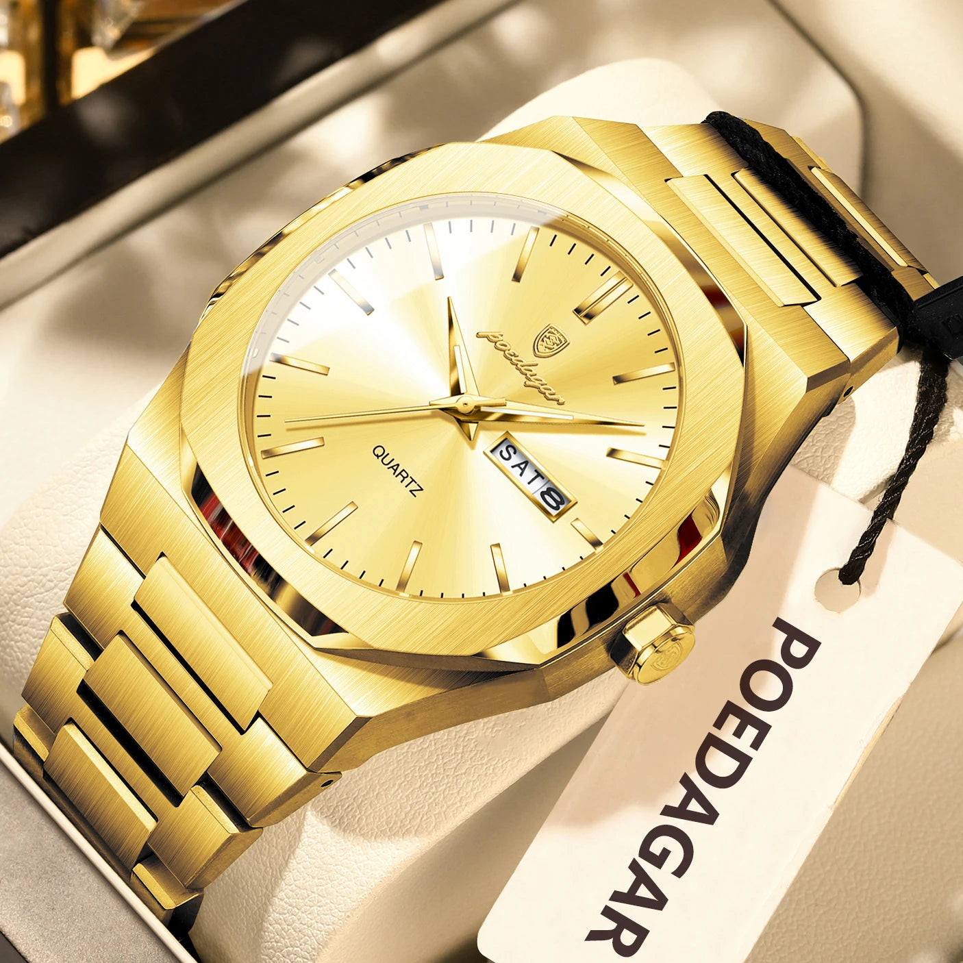 High Fashion Brand Male Watches For Men Date Week Casual Quartz Men's Clock