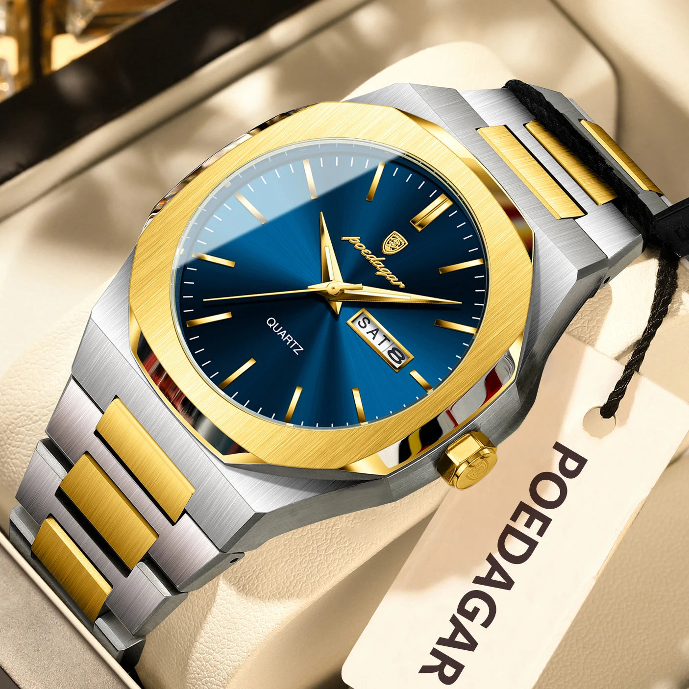 High Fashion Brand Male Watches For Men Date Week Casual Quartz Men's Clock