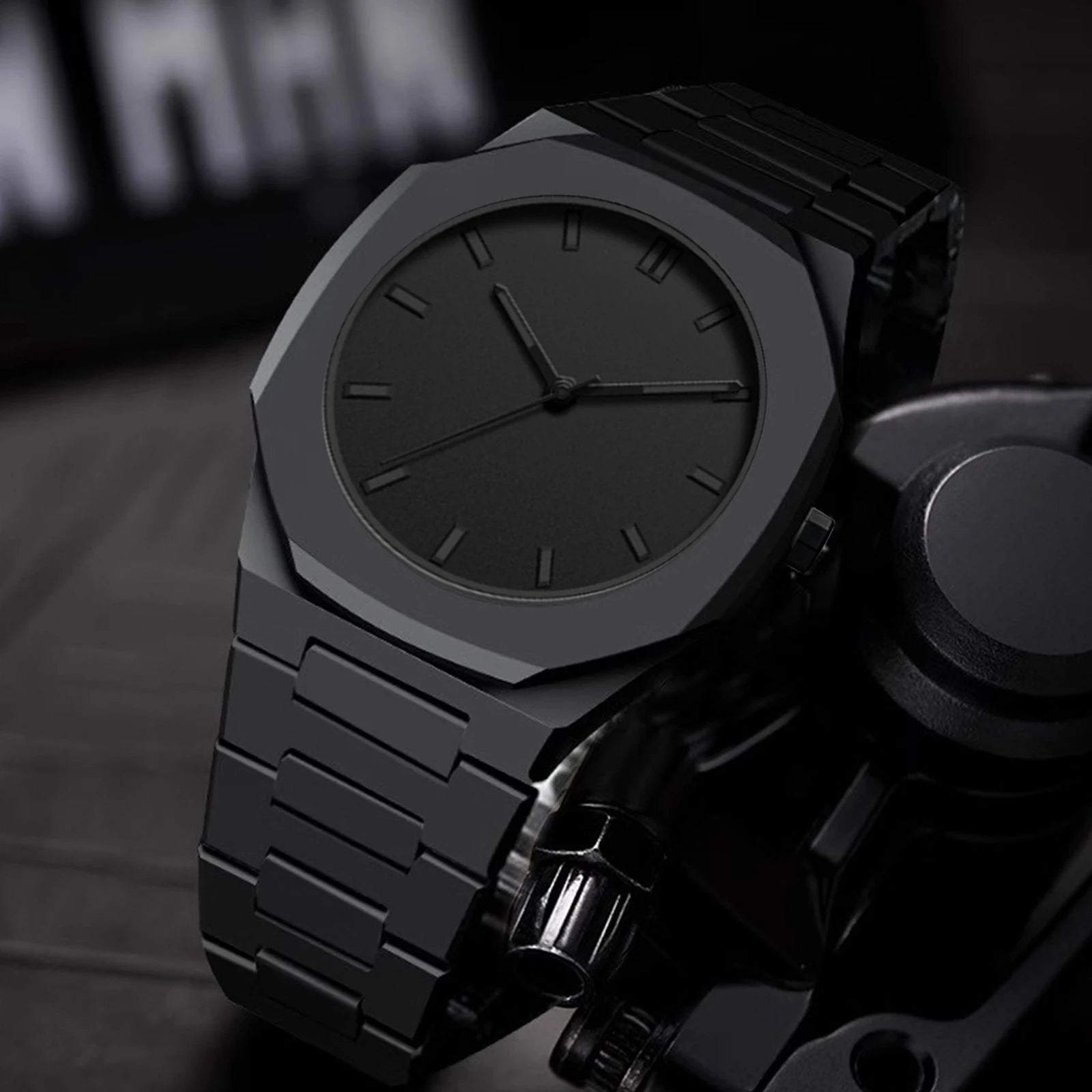 VA VA VOOM Brand Men Creative Watch Fashion Silicone Black Business Style Arabic Digital Creative Military Quartz Sports Watches