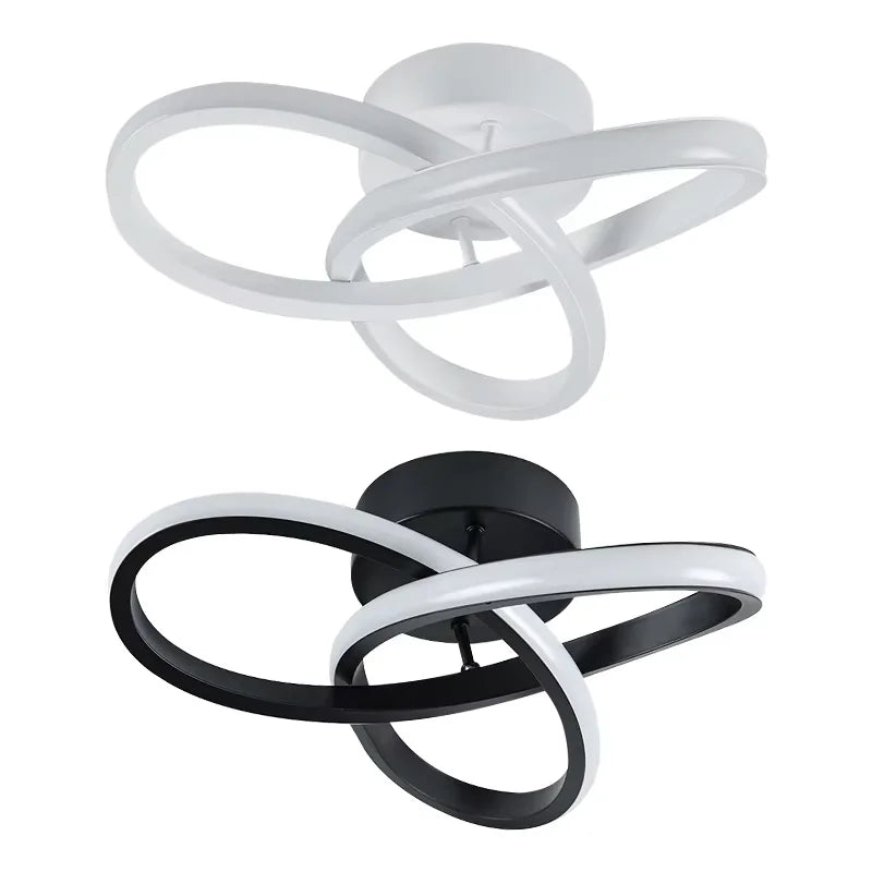 LED Ceiling Light, 6500K White Light Spiral