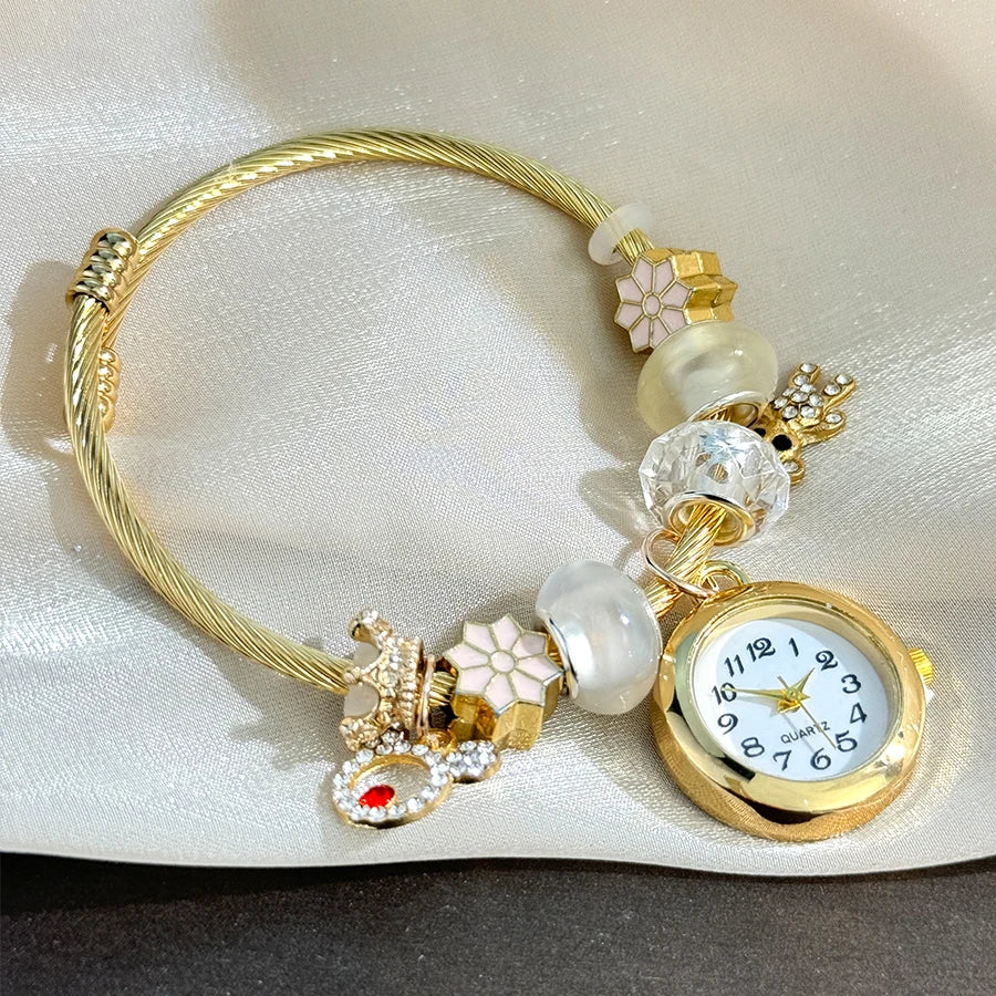 Cross-border Gold Bracelet Watch Adjustable