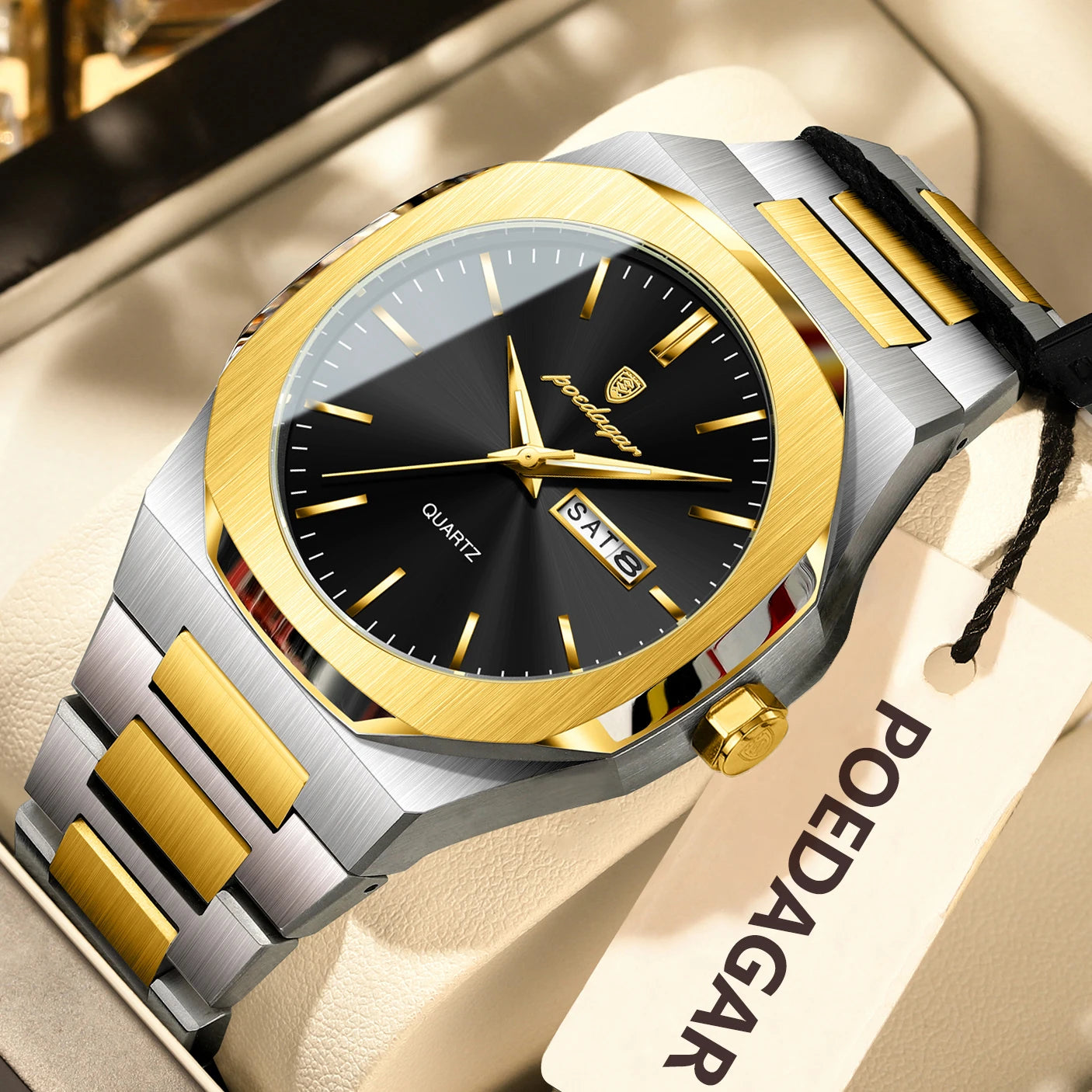 High Fashion Brand Male Watches For Men Date Week Casual Quartz Men's Clock