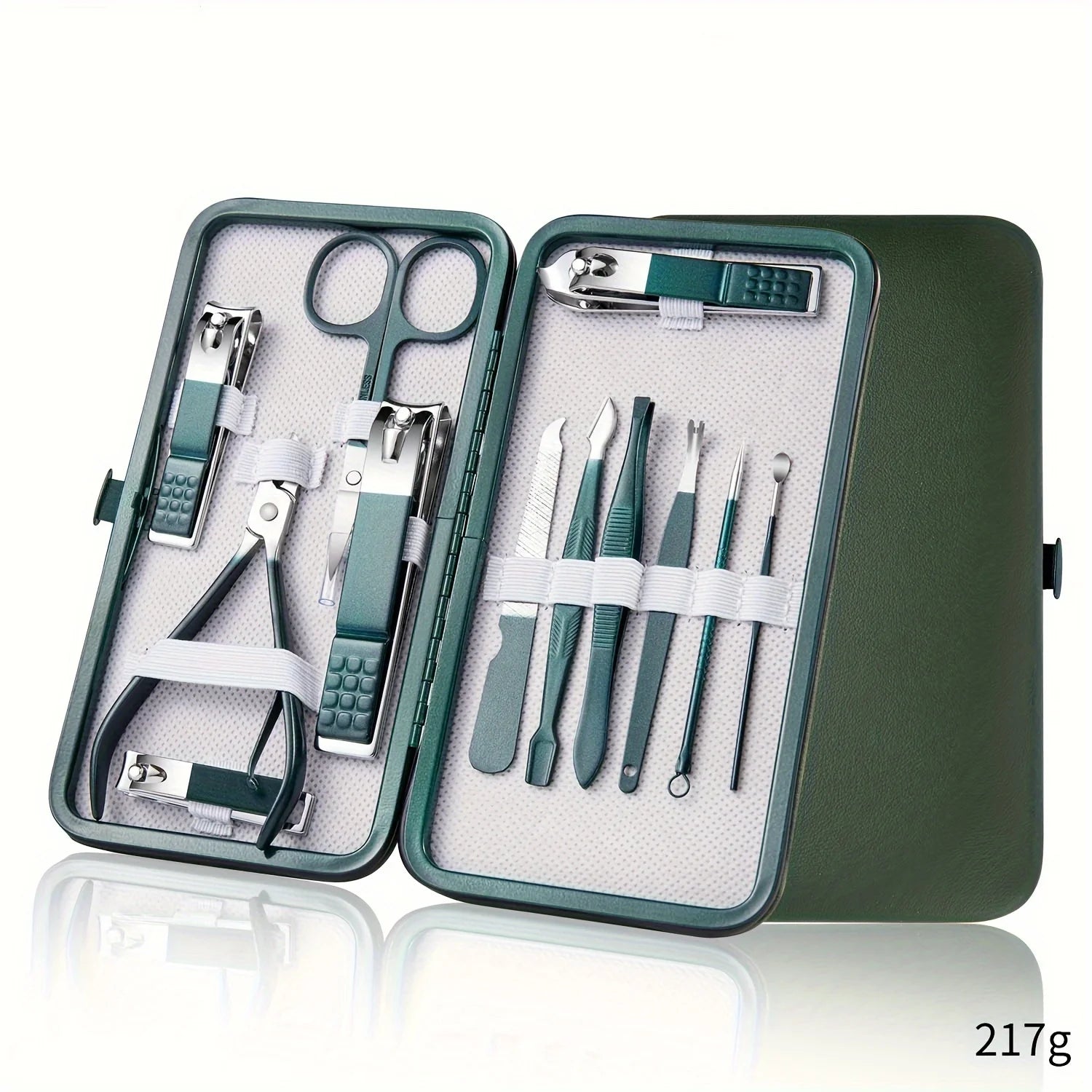 Nail Care Kit Stainless Steel Manicure & Pedicure Set Nail Clipper Set with Travel Case