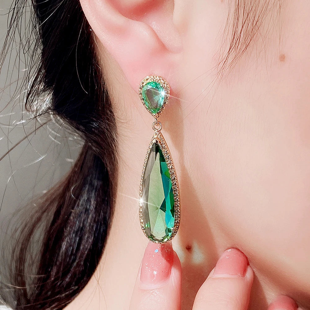 Elegant Lady's Dangle Earrings Wedding Love Jewelry